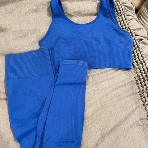 JoyLab Seamless Blue Workout Set